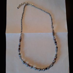 Brighton Soho Multi-colored Silver Necklace